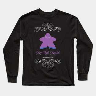 Roll Model, purple, dark Long Sleeve T-Shirt